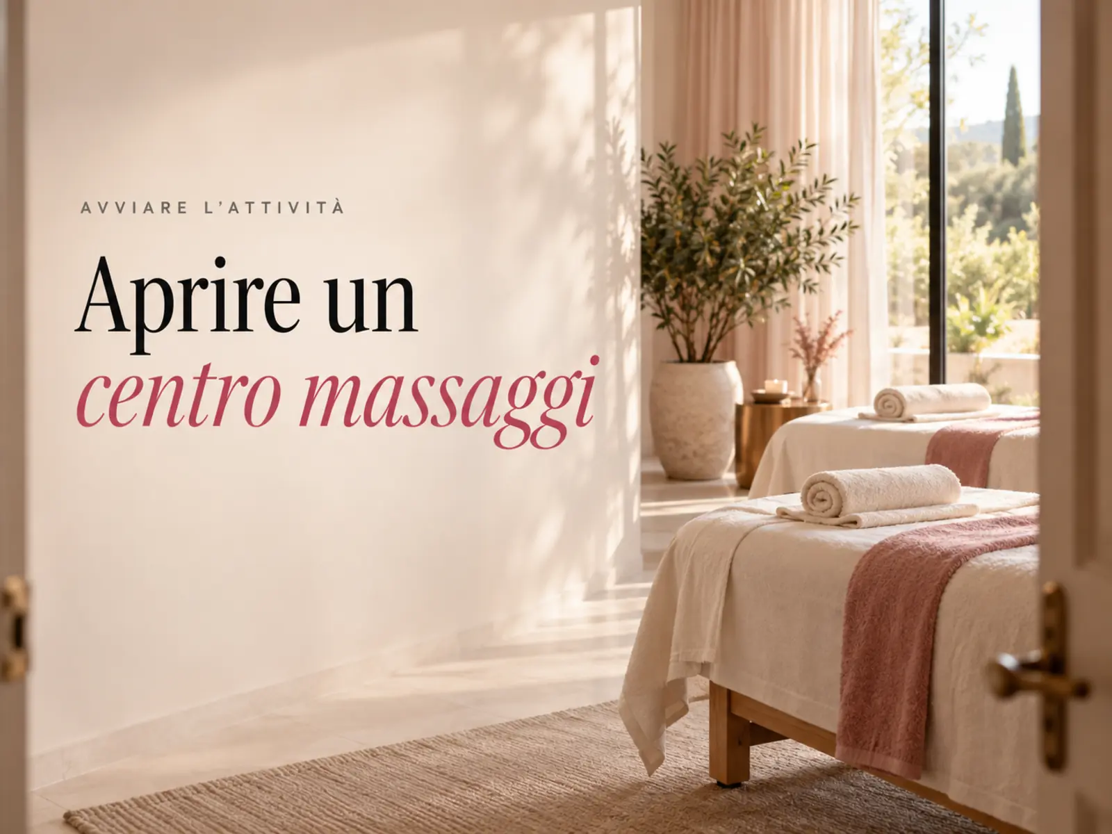Copertina: come aprire un centro massaggi