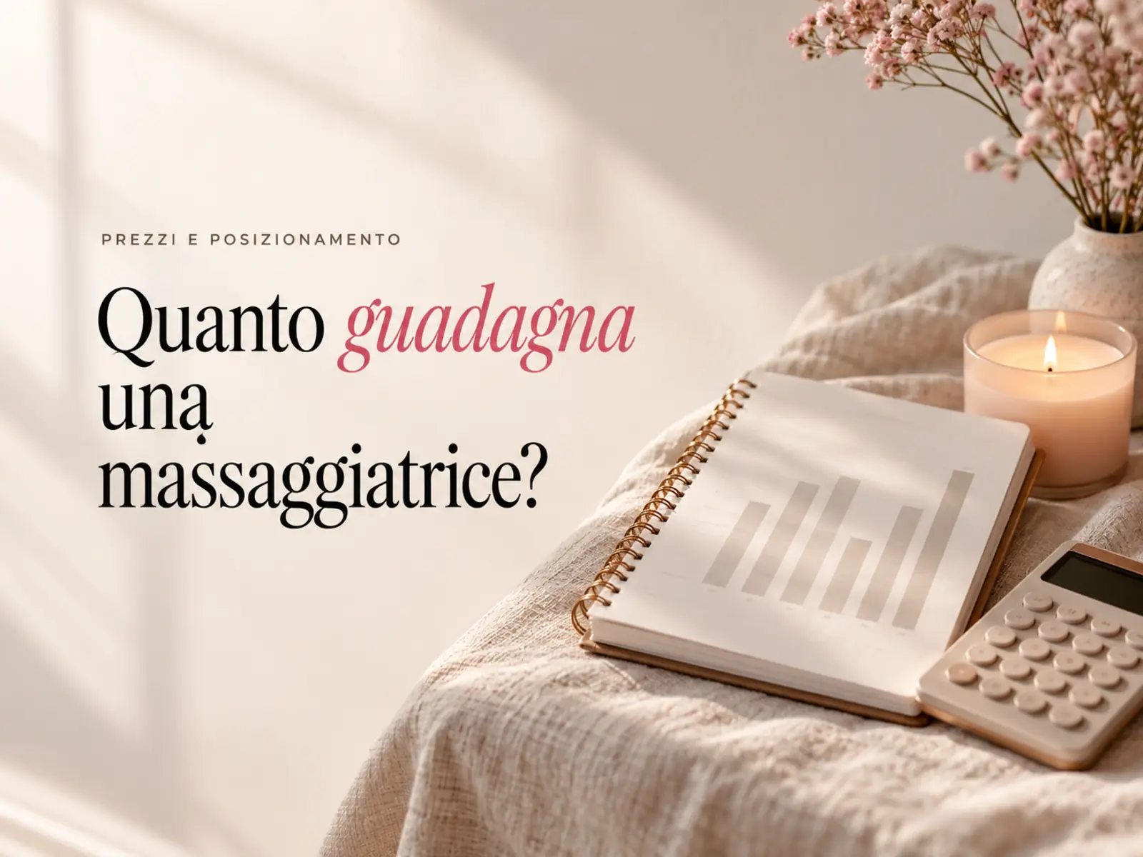 Copertina: quanto guadagna una massaggiatrice